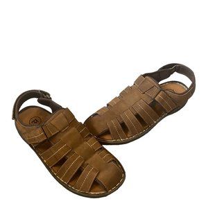 New Propet Men's Joseph Fisherman Orthopedic Sandals - Brown 13W(E).